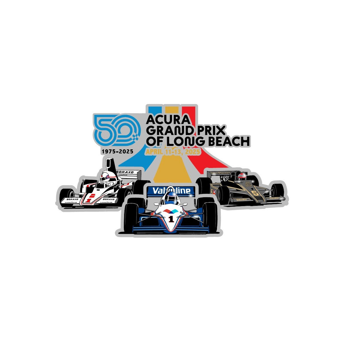 Z 2025 Grand Prix of Long Beach Lapel Pin