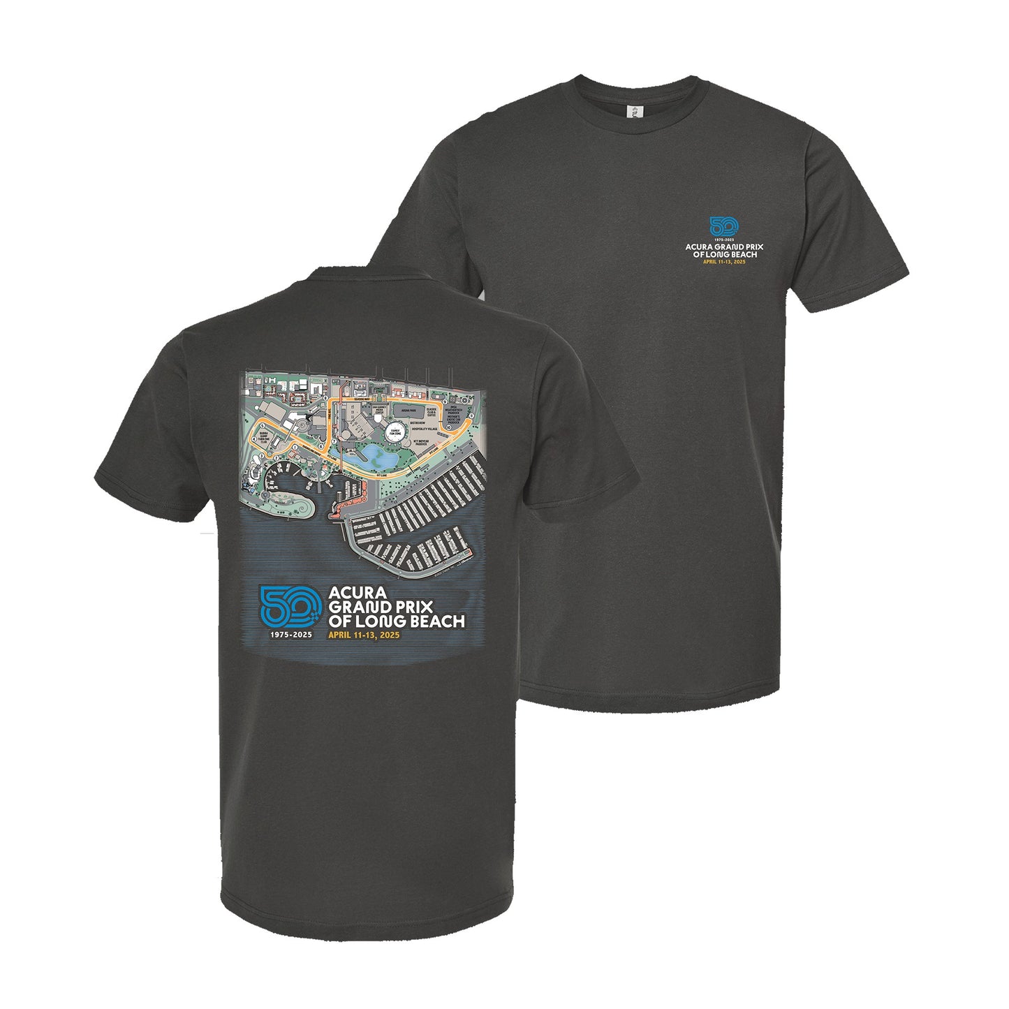 50th Anniversary GPLB Blueprint Tee - Charcoal