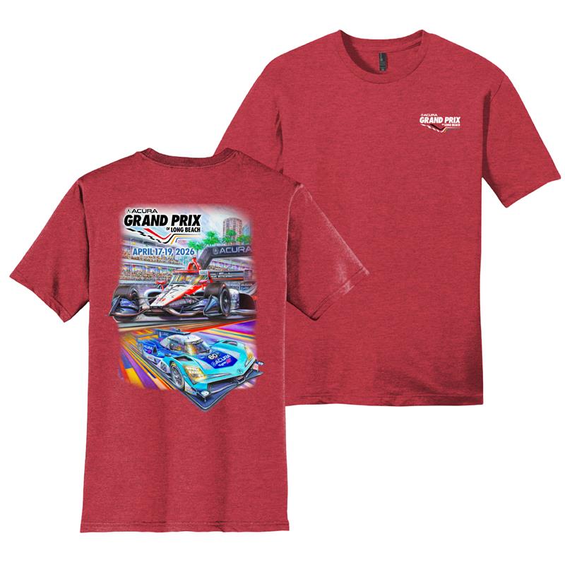 2026 GPLB Event Tee - Heather Red