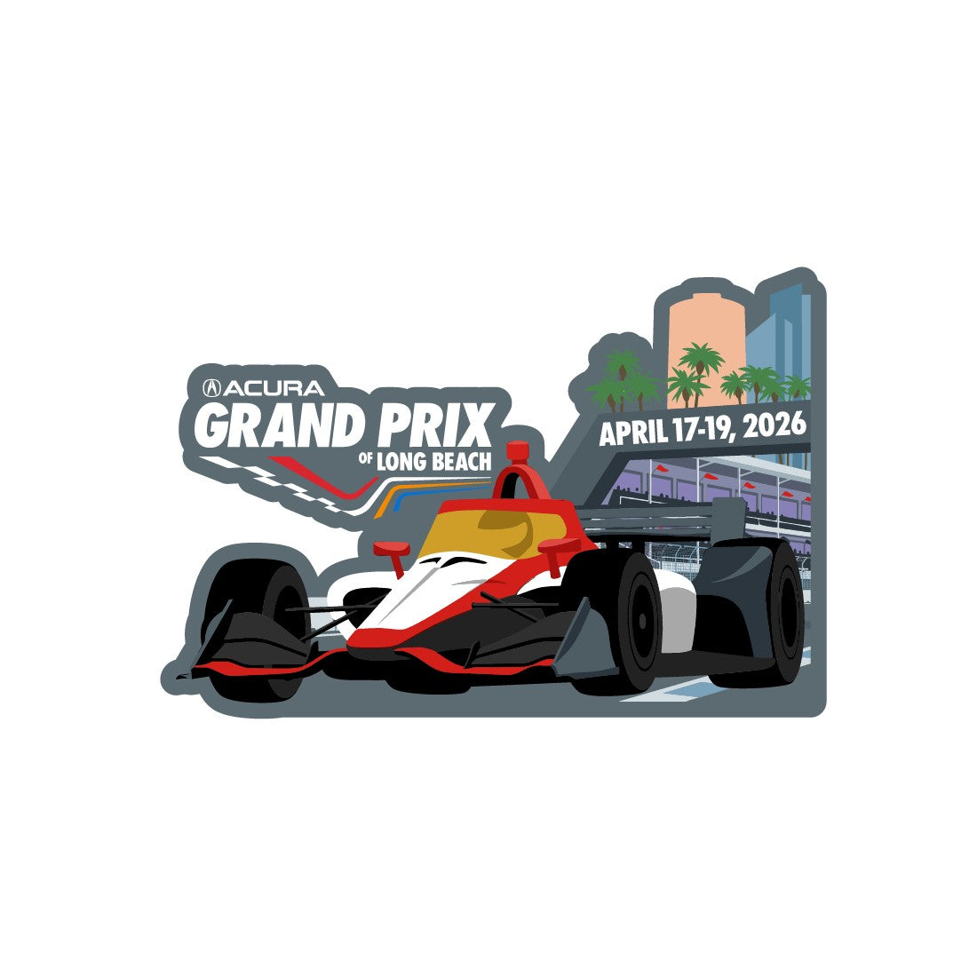 2026 GPLB INDYCAR Lapel Pin