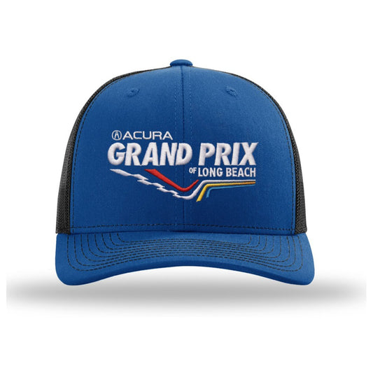 2026 Grand Prix of Long Beach Trucker Hat - Royal/Black