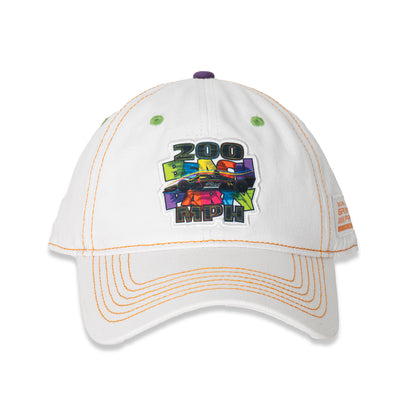 GPLB 200 MPH Beach Party Hat - White
