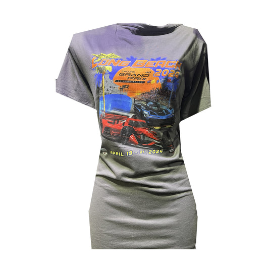 2024 Grand Prix of Long Beach Ladies Event Tee - Charcoal