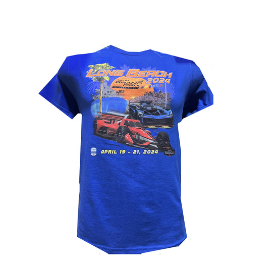 2024 Grand Prix of Long Beach Youth Event Tee - Royal